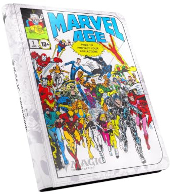 Gamegenic | Magic: The Gathering | Marvel Super Heroes Zip-Up Album 18-Pocket - Marvel Age | Trading Card Game Accessory | Ages 13+