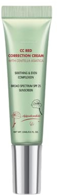 Erborion CC Red Correct mit Centella Asiatica hautausgleichende Pflege Farbkorrektur bei Unreinheiten & Rötungen Kosmetikpflege LSF 25 (1 Stück)