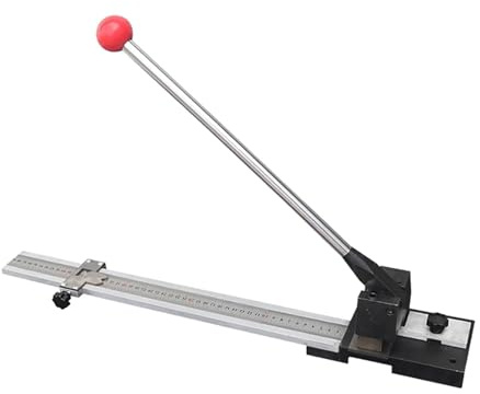 Manuell bigmatrisskärare, justerbar skärmaskin 10-500 mm med skallinjal, professionellt stansverktyg för tryck- och förpackningsindustrin