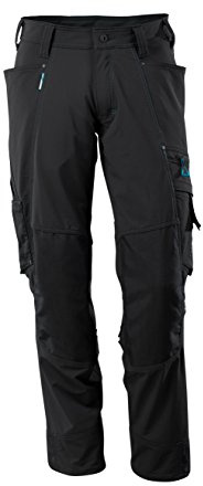 Mascot Herren 17179-311-09-76c52 Mascot Hose mit Knietaschen Stretchstoff Hose Gr e 76C52 schwarz, 52 EU