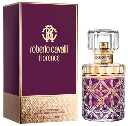 Roberto Cavalli Florence, Eau de Parfum da Donna, Fragranza opulenta, 50 ml