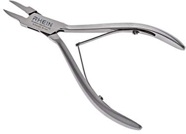 Eckenzange für Fußpflege- Nagelzange- Eckenzange spitz- extrem schlank- für tiefeingewachsene Nägel (10 cm)