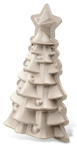 Dr. Oetker Motiv-Backform Tannenbaum – Backform White Christmas Baking – 3D-Backform mit Antihaftbeschichtung und winterlichem Design – ca. 25,5 x 15 x 7 cm & 1000 ml