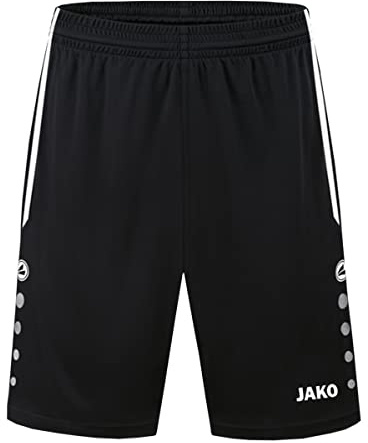 JAKO Herren Sporthose Allround, Schwarz, L