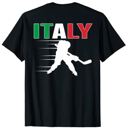 Italy Ice Hockey Lovers Jersey - Italian Hockey Team Fans T-Shirt
