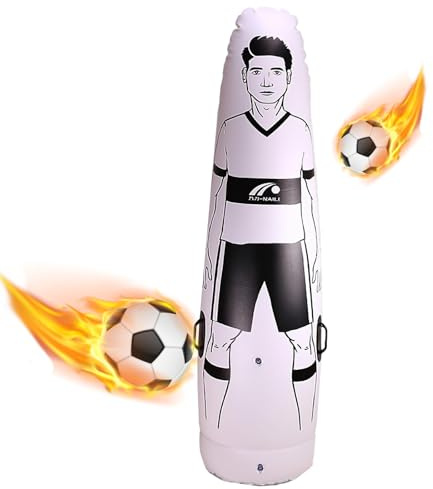 Muñeca hinchable de 1,75 m para entrenamiento de fútbol, saco de boxeo para entrenamiento de fútbol, entrenamiento de portero
