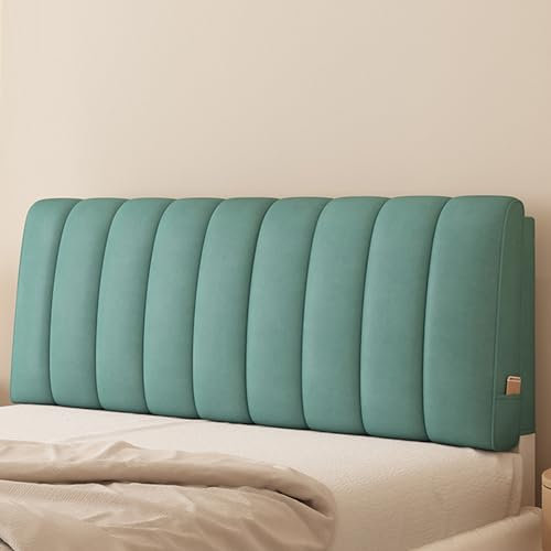 ZZYK Kopfteilkissen Lesestützkissen Bettlehne Rückenlehne Großes Nachttischkissen Nacken Lendenwirbelsäule Gepolstert Für Tagesbett, Bett, Etagenbett, Tatami,Grün,No Bedside 63