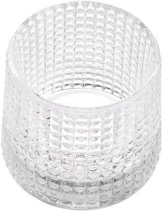 VINTORKY Whiskey Glass Whiskey Cup Decorated Drinking Glasses for Cocktails and Wine