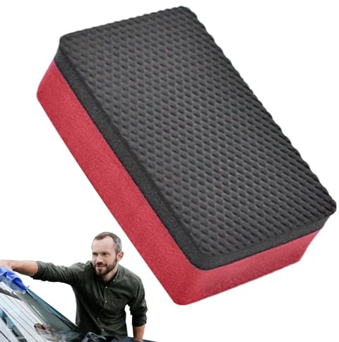 Wezalget Éponge de Nettoyage de Voiture, éponge de détail de Voiture,Lavage de Nettoyage Automatique de décontamination - Outil de Nettoyage nanotechnologique avancé pour la Peinture métallique, Le