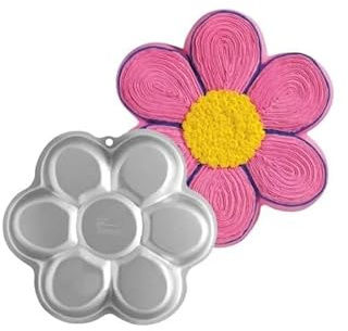 La Petite Caverne Moule à Gâteaux Fleur Daisy Aluminium Argent Formal Floral