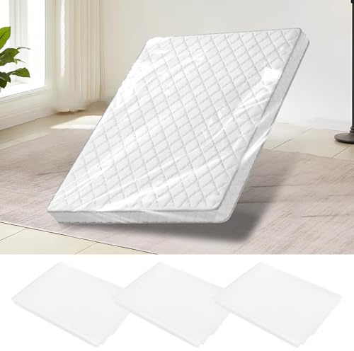 3 Pcs Matratzenhülle 150 x 240 x 35 cm Wasserdicht Staubdicht Schmutzabweisend Staubdicht Matratzen Schutzhülle Matratzen Aufbewahrungstasche Schutz für Matratze bei Transport Umzug Aufbewahrung