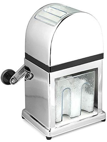 Macchina per Ghiaccio tritato a Mano, Macchina per Ghiaccio Manuale, Macchina per Ghiaccio da Bar Commerciale, granulatore per Cocktail, Macchina per Ghiaccio con Sabbia