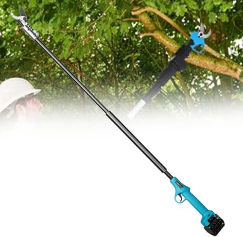 Podadora Electrica Bateria,Podadora De Altura,Tijeras De Podar EléCtricas,Hay Tres Longitudes Disponibles (1,5 M / 2,2 M / 2,7 M) Para Satisfacer Diferentes Necesidades-2.2M