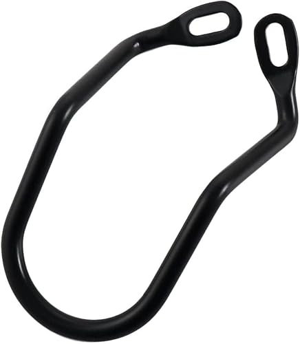 Black Steel Rear Derailleur Protector, Bike Derailleur Guard, Bike Rear Derailleur Hanger Rear Gear Protector Chain Stay Guard for Bike Mountain Road Cycling (150 mm)