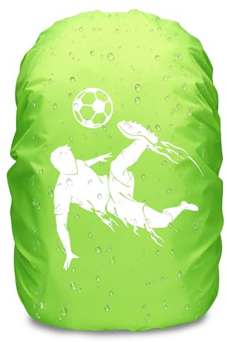 TaimeiMao Housse de Pluie pour Sac à Dos, Protege Sac a Dos Pluie, Protection Pluie Cartable Enfant, Housse de Sac à Dos Réfléchissante, Protection de Sac à Dos, pour Randonnée,Camping,Vélo