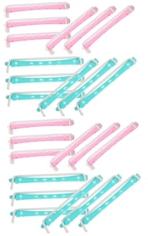 LOLIPPYY 24 Stück Teiliges Dauerwellen Wickler für Zuhause Langlebige Vielseitige Haarwickler für Haartypen Sichere Pp materialien für Natürliche Locken und Volumen bei Frauen