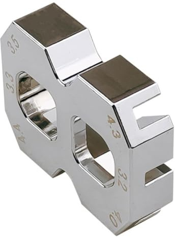 URPIZY Llave de radios para centrar llantas de acero endurecido para 3,2/3,3/3,5/4,0/4,3/4,4 mm