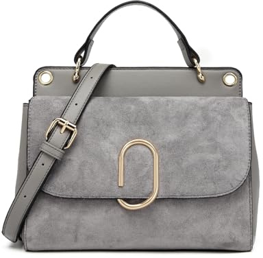 Miss Lulu Handtasche Klein Henkeltasche Damen Elegante Schultertasche Umhängetasche Kunstlerder Shopper