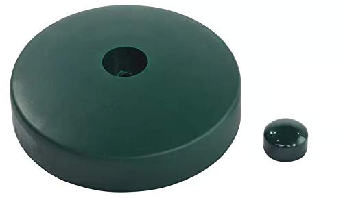 Gartenwelt Riegelsberger - Tappo per pali in PVC di alta qualità, Ø 100 mm, colore verde