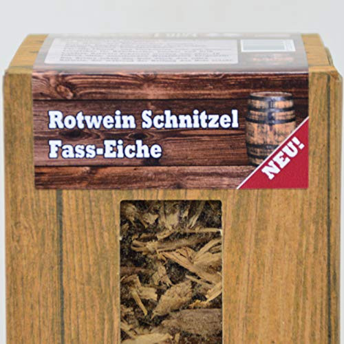 Landree® Räucherschnitzel 1,5L aus Original Fass-Eiche Barrel-Cuttings (Rotwein)