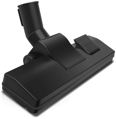 Bayli Staubsauger Bodendüse 32,5 mm | Universal Staubsaugerdüse für Teppich und Hartboden | Staubsaugerfuß Laminat | Kombidüse mit 2 Rollen | Fadenheber und Bürste | Farbe [schwarz]