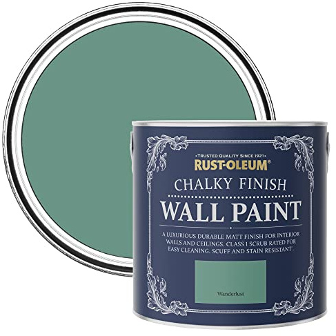 Rust-Oleum Green Matt Emulsion Wall Paint - Wanderlust 2.5L