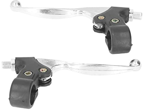 Aramox 1 Paar Links Rechts Bremsgriff Hebel 22mm Aluminiumlegierung Lenker Bremshebel Universal für Mini Pocket Dirt Bike ATV