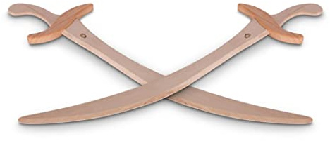 BestSaller 1125 Säbel Captain Cord, Birke/Erle, Natur, ca. 65cm (2 Stück)