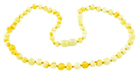 Amber Seven Premium Bernsteinkette | Rohbernsteinkette | 13 Farben | 3 Größen | Höchste Qualität | Baltischer Bernstein | Halskette | Bernsteinschmuck