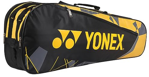 YONEX Badminton Kitbag BT5 | 2 Reißverschlussfächer zur Aufbewahrung von 3 Schlägern und Kleidung |