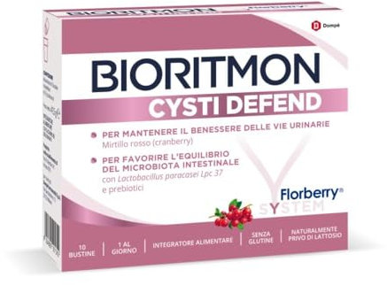 Dompè Bioritmon Cysti Defend 10 Bustine - Sostituisce Florberry