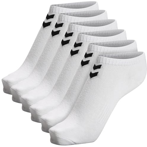 hummel hmlCHEVRON 6-pack ankelstrumpor, vit/vit, 10