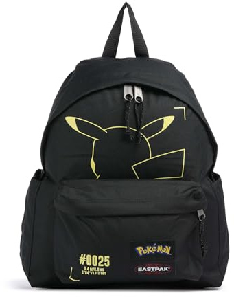 EASTPAK ZAINO DAY PAK'R 24 LITRI COLORE NERO E GIALLO EDIZIONE LIMITATA 2025 TASCA LATERALE PORTA BORRACCIA E TASCA SUL RETRO CON CERNIERA