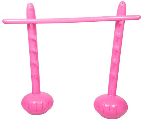 HEMOTON Bacchetta gonfiabile per salto in alto, gioco gonfiabile, divertente, bastone gigante, pieghevole, giocattolo da spiaggia, gonfiabile, per esterni, adulti, famiglia per