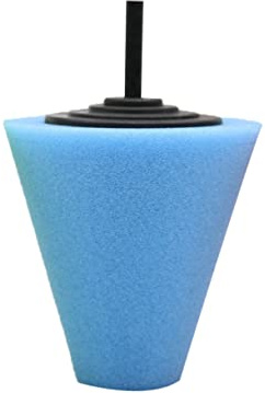 ELAYARD Dischi in Spugna Per Lucidatura a Forma Conica Per Strumenti Di Cura Auto Adatti Per Ceratura e Lucidatura Di Dettagli