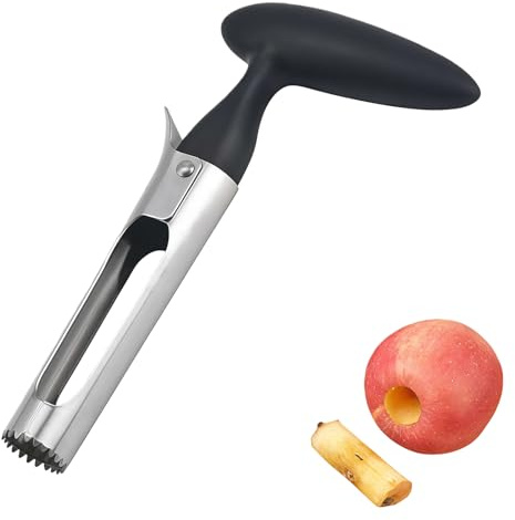 Apple Slicer,Maslasee Efficient Apple Corer Remover and Slicer, Multi-Function Apple Cutter & Corer Remover, Easy Grip Handle for Quick Coring and Slicing in Home Kitchen