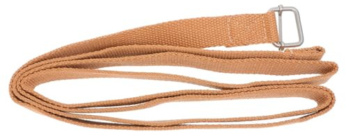 HOOTNEE Bracelet de Fitness Ceinture Yoga Élastique 1,83 M Marron pour Étirement et Entraînement à Domicile