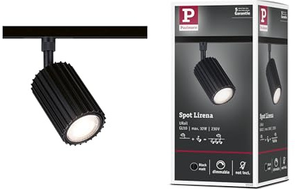 Paulmann URail Pendel Lirena GU10 max. 10W 230V Schwarz matt 93146
