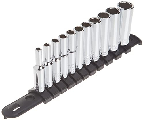 CRAFTSMAN Socket Set, SAE, 1/4 Drive, 6 Pt., 11Piece (CMMT12050)