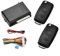 Universal Remote Control Central Door Lock Kit Style 1 Locking Keyless Entry Upgrade Kit with Contorl Box + 2 Replacement Remote Contorl for Car Central Door Lock