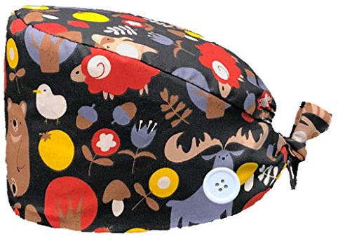 crazy bean Turbante Cappello Cotone con Fascia Elastica Annodato Berretto Multicolour Stampa Bandana Donna Cuffia Lunghi Colori Colorati Taglia Unica