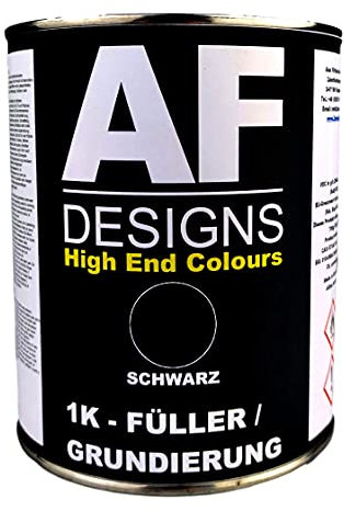 Alex Flittner Designs 1K Filler 1KG schwarz Füller Grundierung Rostschutz Primer Filler