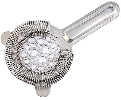 Passoire à cocktail Hawthorne en acier inoxydable durable avec ressort métallique