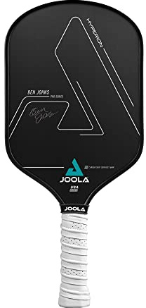 JOOLA Ben Johns Hyperion CGS 16mm Pickleball Paddle - Textured Carbon Grip Surface Technology for Spin & Control with Added Power - Polypropylene Honeycomb Core Pickleball Racket