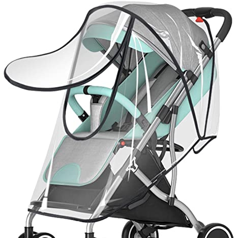 shangjia Pluie pour Poussette | siège Auto pour bébé déchirures avec Fermeture éclair,Bouclier Voyage imperméable pour bébé, Accessoires universels pour Poussette