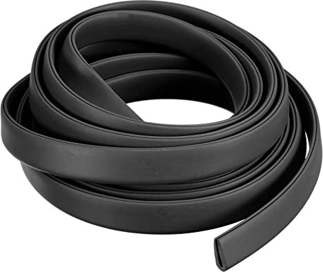 sourcing map U Canal Bord Garniture, 6,5 ft Longueur Caoutchouc Garde Joint Bande Bord Protecteur pour 1-2 mm Bord, (7/32 W x 15/32 H) Noir