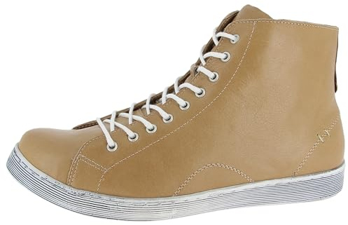 Andrea Conti dam high top sneakers, cappuccino, 37 EU, Cappuccino, 37 EU