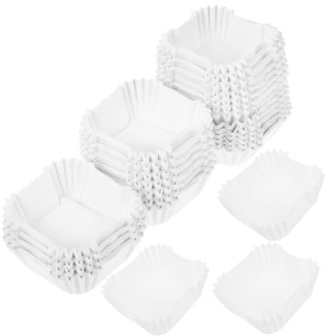 PRETYZOOM 2000 Pirottini Quadrati Antiaderenti Per Muffin Pirottini Di Carta Usa E Getta Pirottini Di Carta Per Cupcake Di Medie Dimensioni Facili Da Usare E Smaltire