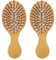 HJZHII 2 spazzole per capelli in bambù, piccole, mini spazzola per capelli per la crescita dei capelli, spazzola per massaggio del cuoio capelluto, spazzola in bambù, piccola spazzola per cuoio