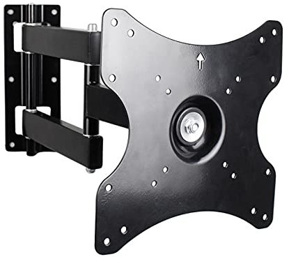 Soporte de pared para TV de movimiento completo para televisores LED LCD de 17 y 40 pulgadas, rotación de 360 grados, brazo de monitor ajustable con VESA máximo de 200 mm, ideal para televisores de